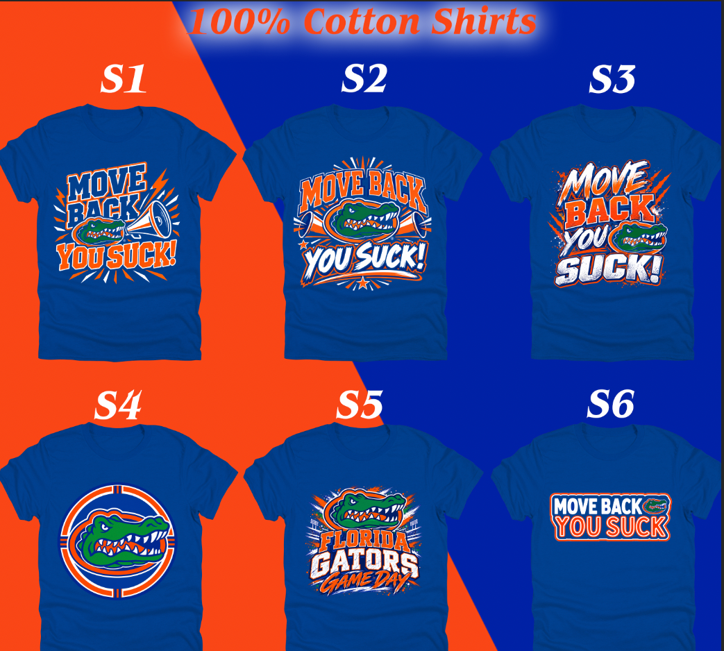 Florida Gators Shirts S1-6