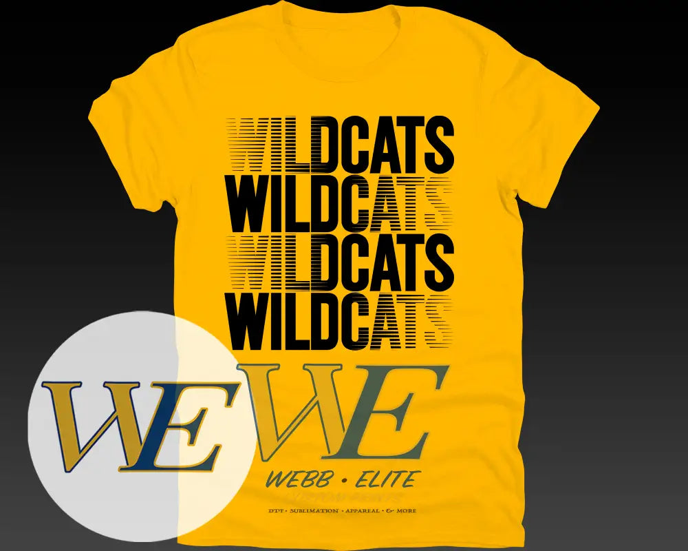 Wildcats Stacked Spirit Tee