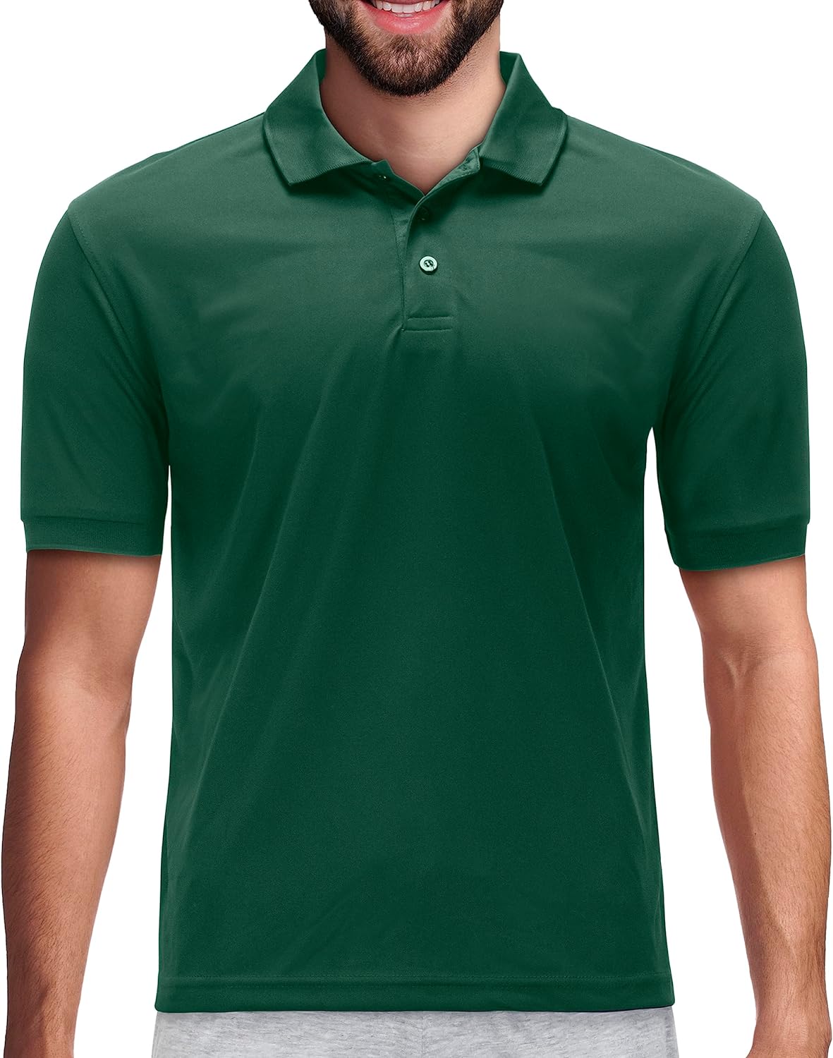 Men's Dri Fit Moisture Wicking Polo Shirt - Big Size