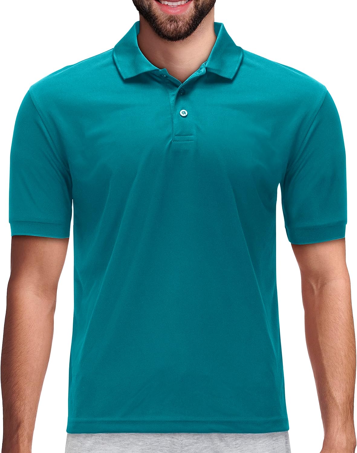 Men's Dri Fit Moisture Wicking Polo Shirt - Big Size