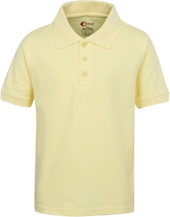 Boys/Unisex Short Sleeve Pique Polo Shirt