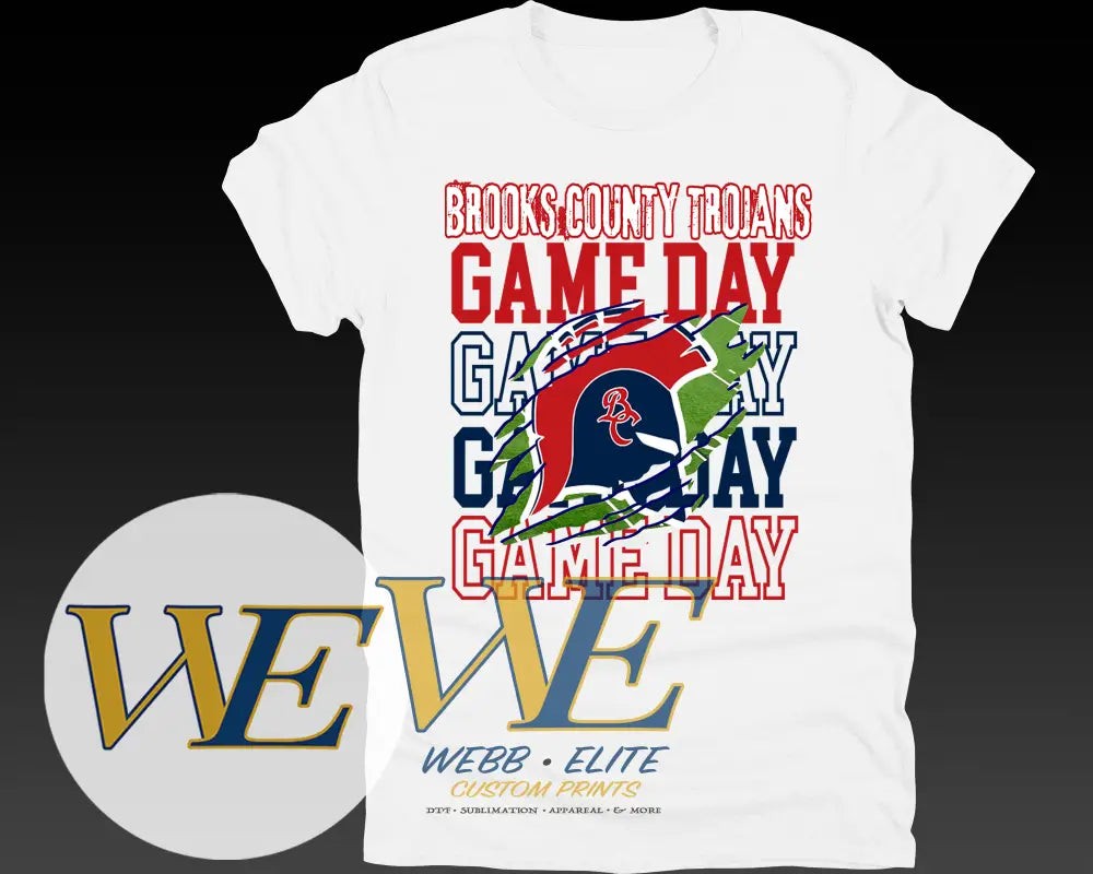 Brooks County Trojans Game Day Tee