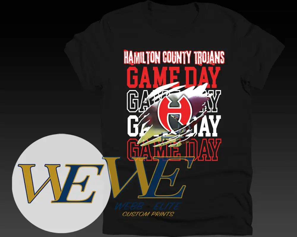 Hamilton County Trojans Game Day Tee