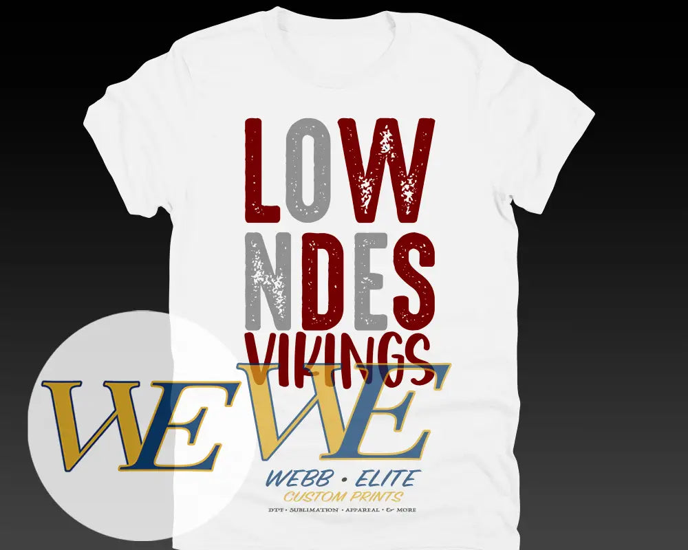Lowndes Viking Block Tee
