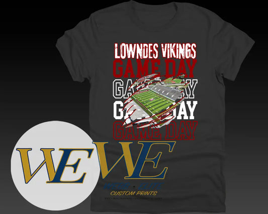 Lowndes Vikings Game Day Tee