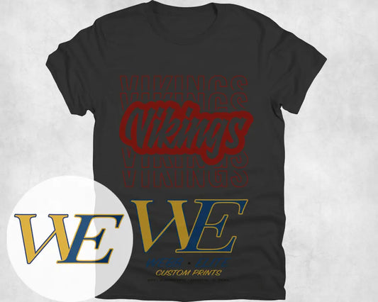 Viking Script Stacked Tee