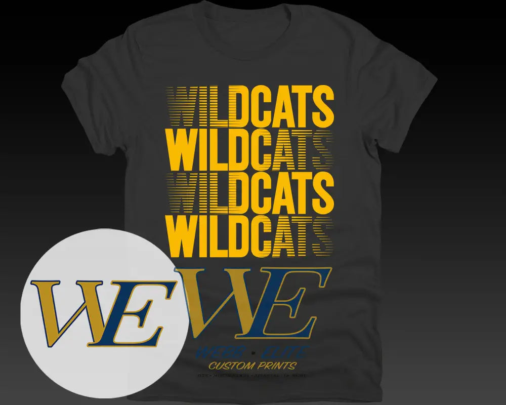 Wildcats Stacked Spirit Tee