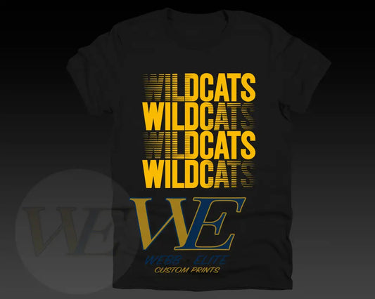 Wildcats Stacked Spirit Tee